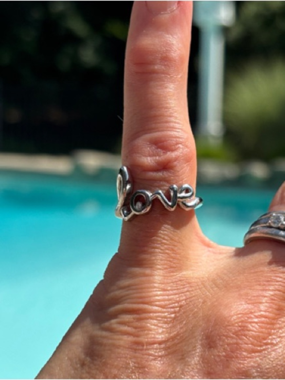 Park Lane “Amour” Silver Love Ring